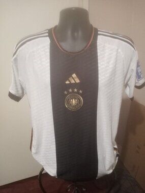 Adidas 2022 DEUTSCHER FUSSBALL-BUND DFB Germany Jersey Kit Mens Large L White